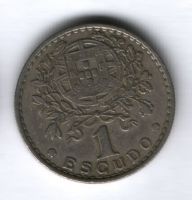 1 эскудо 1959 года Португалия