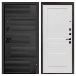 Входная дверь Termo-door Фаворит BLACK Классика лиственница Металлическая