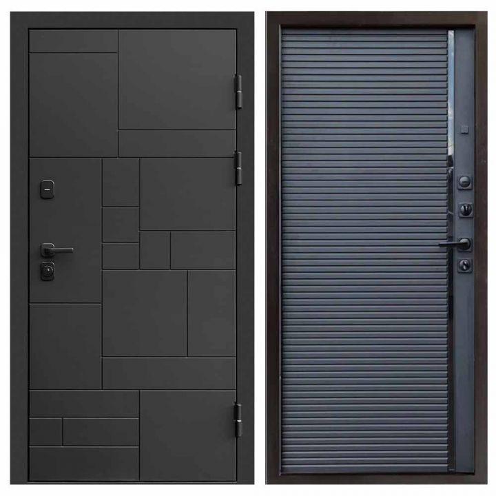 Входная дверь Termo-door Квадро BLACK Porte black