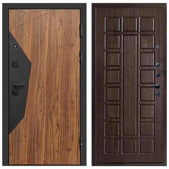 Входная дверь Termo-door Авангард BLACK Престиж венге Металлическая