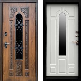 Дверь входная Termo-door Лацио 3К Винорит Орех / Белый софт