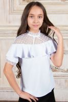 Блузка для девочки SP0202.3 [белый]