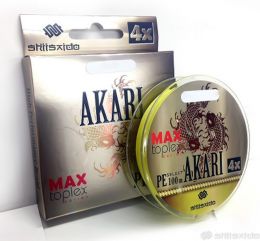 Шнур плетеный Shii Saido Akari 4X, 150 м, 0,330 мм, до 15,86 кг, yellow SBLA150-4X-32