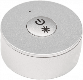 Кнопка EasyDim DESK-MINI-SL Мини Радио Пульт на 1 Зону с Возможностью Диммирования, Серебро / СВГ 001534