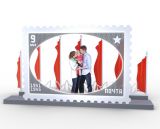 Фотозона "Почтовая марка", 4600х1400х2450 мм