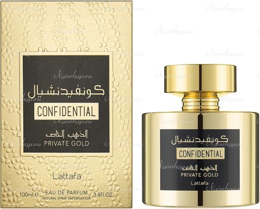 Lattafa Perfumes Confidential Private Gold