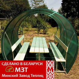 Беседка из поликарбоната Пион белорусского производства