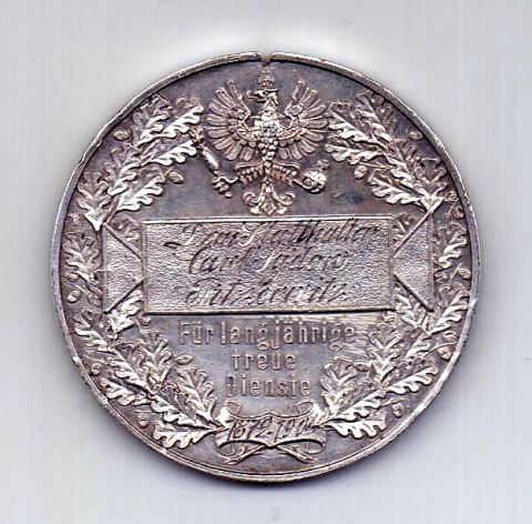 медаль 1 талер 1888 Бранденбург RARE Германия AUNC