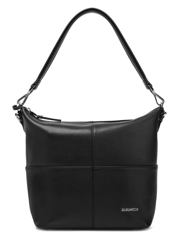 Черная женская сумка ELEGANZZA Z8736-8163 black