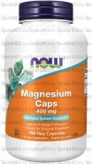 NOW Magnesium Caps 400 мг, 180 капс