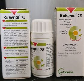 Rubenal (Рубенал) от Vétoquinol - 60 таблеток по  75 мг.
