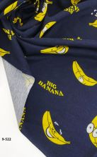Бананы- Кулирная гладь х/б 100%, ОЕ 137гр. (РМ10)  (К1 испачкан краской)