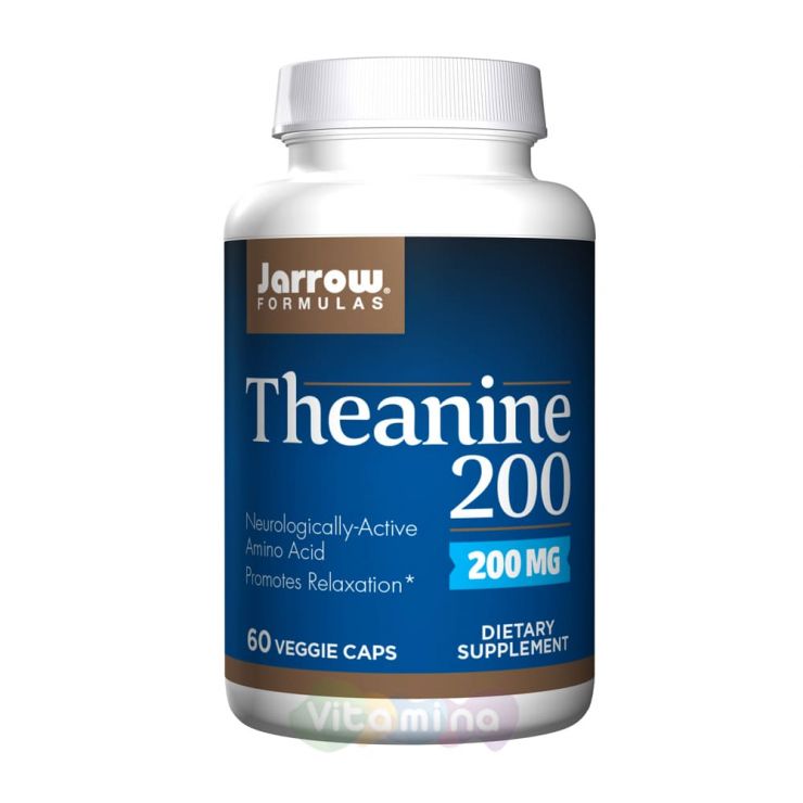 Jarrow Formulas Теанин Theanine 200 мг, 60 капс