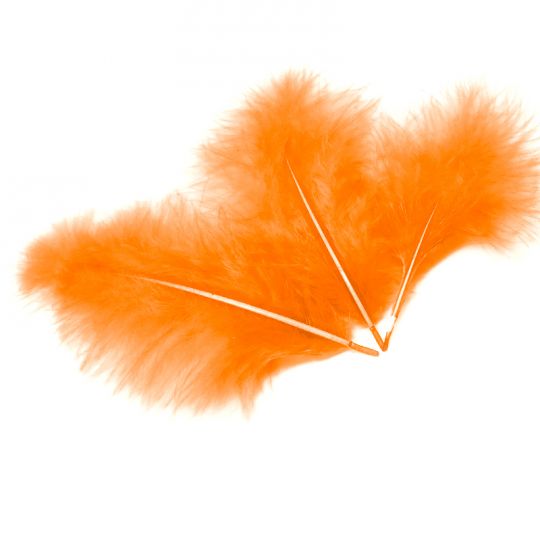 Перья оранжевые