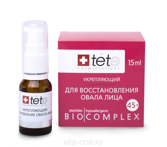 Биокомплекс укрепляющий для восстановления контура лица 45+ Tete cosmeceutical (Тете косметик) 15 мл