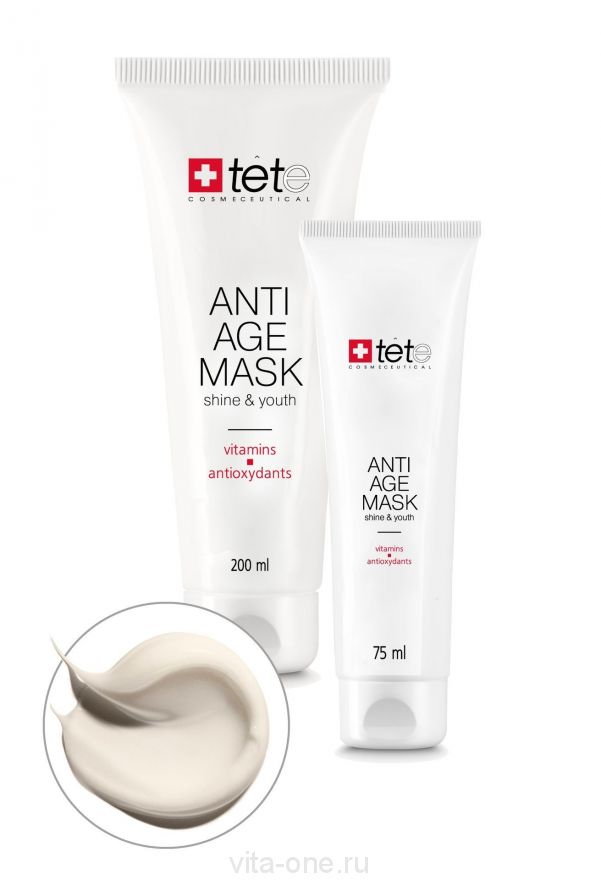 Омолаживающая маска с витаминами и антиоксидантами (Anti-age Mask Vitamins and Antioxydants) Tete cosmeceutical (Тете косметик) 75 мл