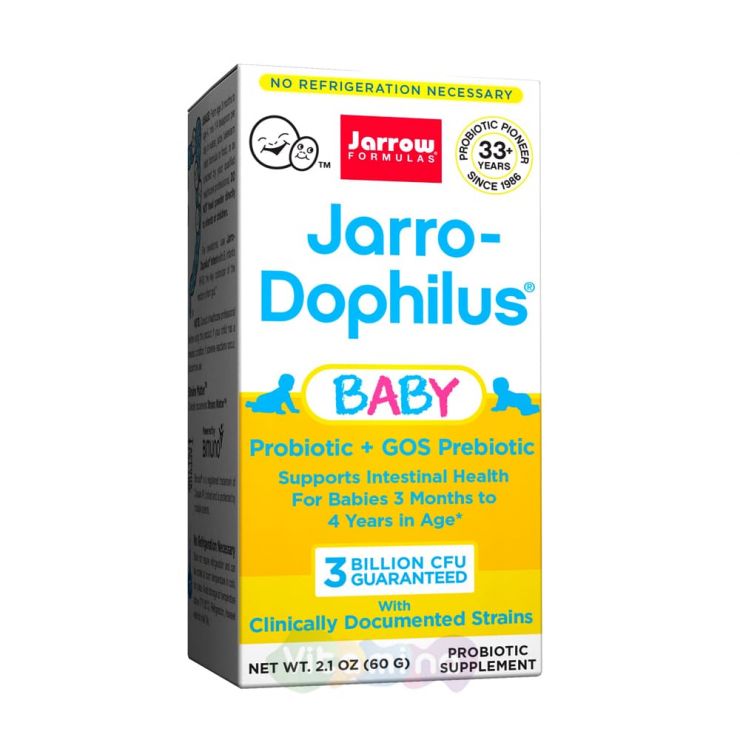Jarrow Formulas Джарро-Дофилус Бэби 3млрд.КОЕ Jarro-Dophilus Baby, 60г