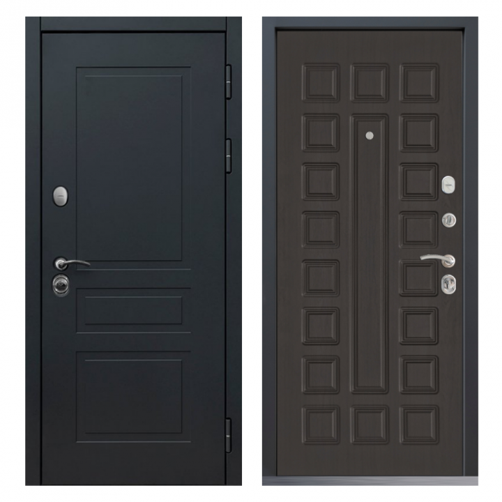 Входная дверь  Command Doors Лорд 01 Венге металлическая