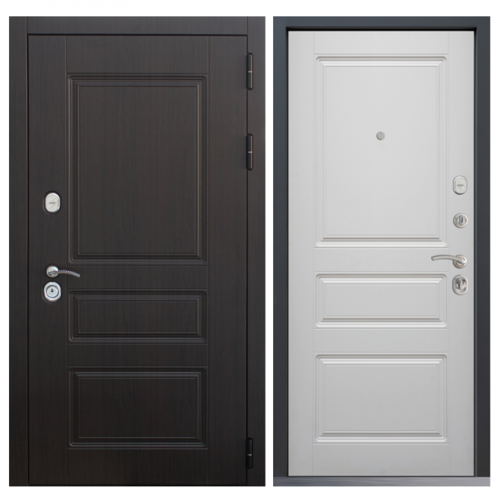 Входная дверь  Command Doors Классика 02 Белый матовый металлическая