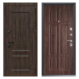 Входная дверь  Command Doors Шале  15 Дуб коньяк металлическая