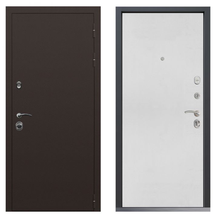 Входная дверь  Command Doors Браун 00 Белый матовый металлическая