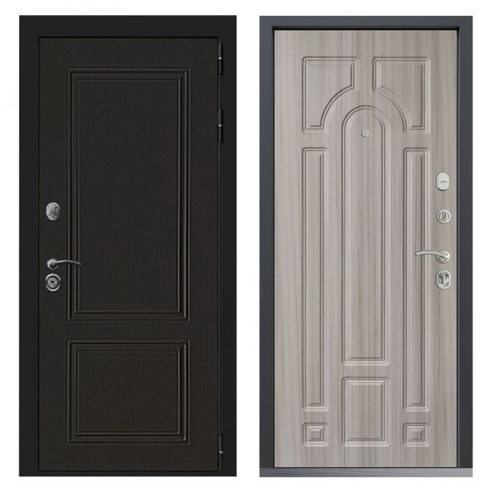 Входная дверь  Command Doors Гранд (GRAND)  17.02  Сандал белый металлическая