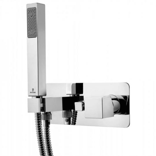 Фото Однорычажный смеситель с ручным душем Bossini для душа на 2 выхода Z005365