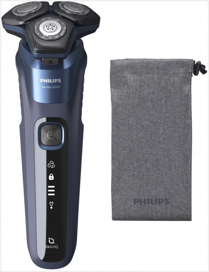 Бритва Philips S5585/10, тёмно-синяя