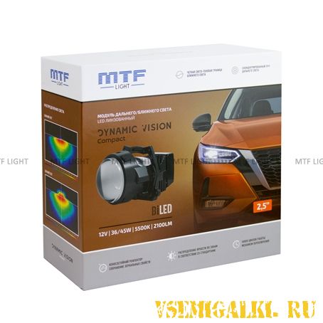 Dynamic Vision Compact LED 2.5" 5500К