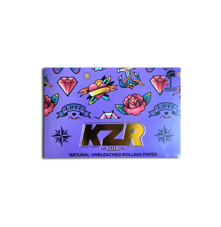 Бумажки с типсами "KZR Purple Tattoo+tips 1 1/2"