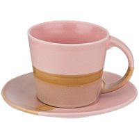 Чайный набор на 1 персону "Sunset" 275 мл, розовая (ПРОДАЁТСЯ КРАТНО 2 шт.)
