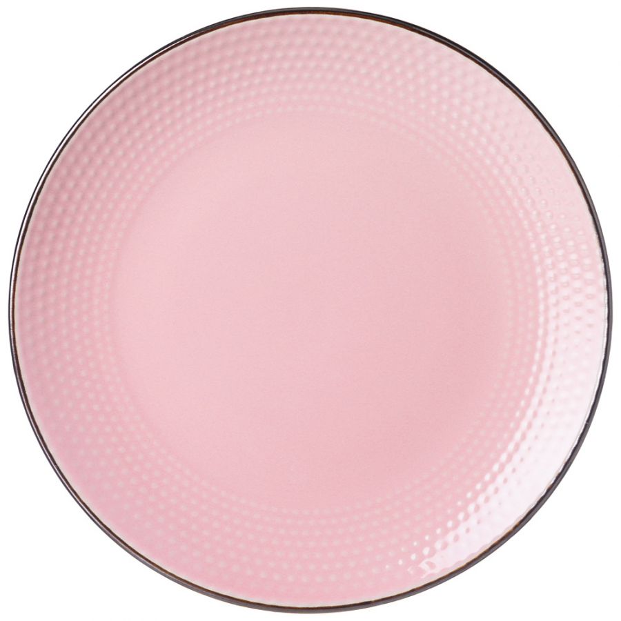 Тарелка десертная 19.5 см коллекция "Ностальжи" цвет: розовый сахар (ПРОДАЁТСЯ КРАТНО 6 шт.)