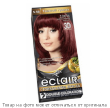 ECLAIR 3D Стойкая крем-краска д/волос № 5.56 Темный гранат