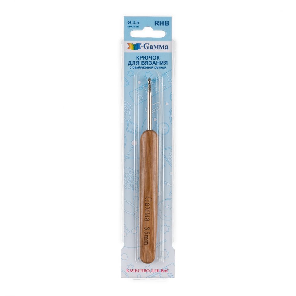 фото крючок с бамбуковой ручкой RHB-0,5