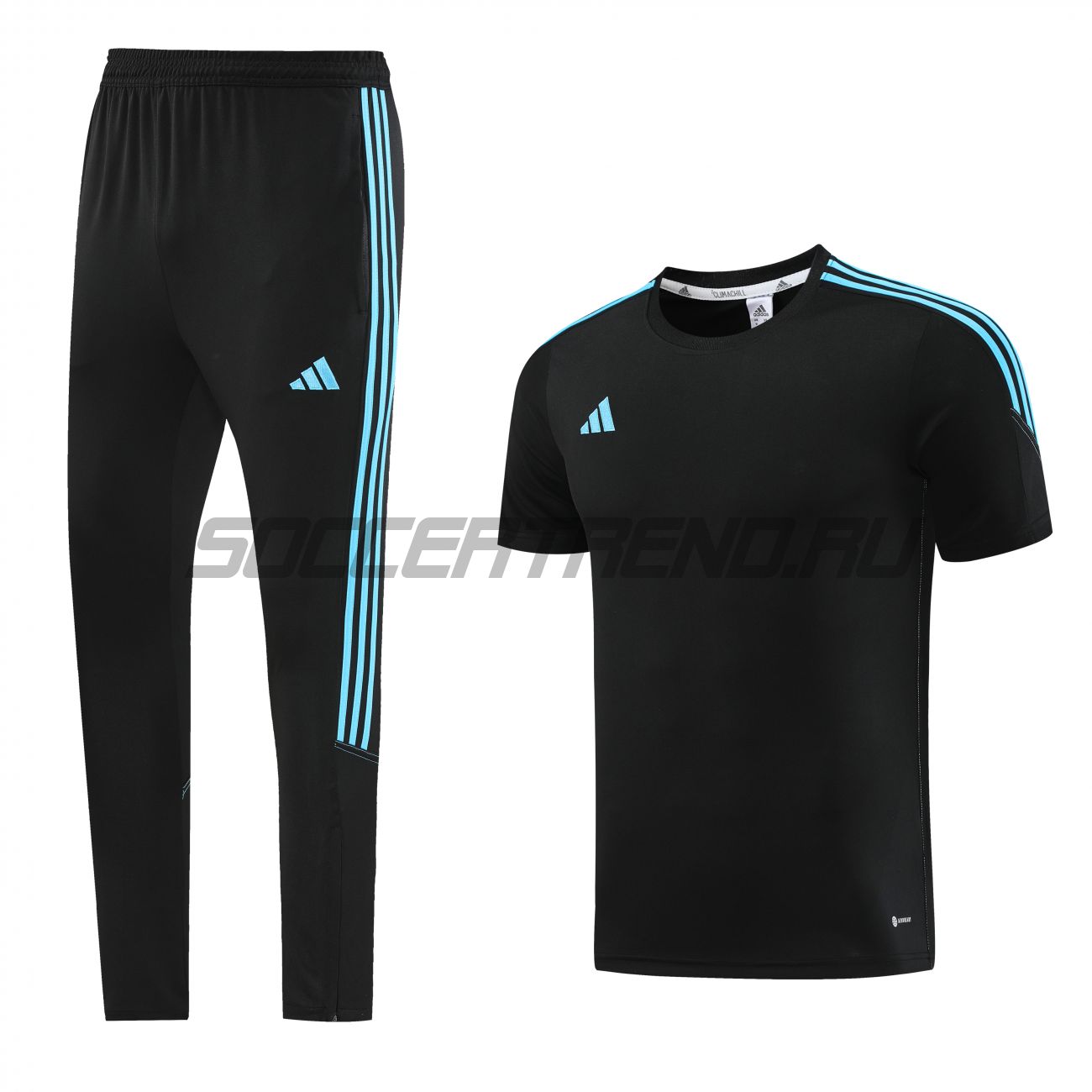 Тренировочный комплект Adidas(чёрный) 23/24