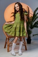 Платье 9184 детское [зеленый]