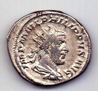 денарий 244 - 249 Рим Филипп I Араб AUNC