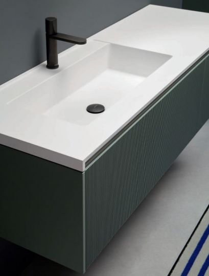 Модульный комплект мебели для ванной комнаты Antonio Lupi Binario 03 (Пример 1) ФОТО