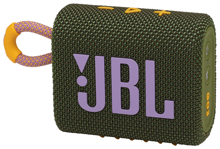 Акустика беспроводная JBL GO 3, зелёная