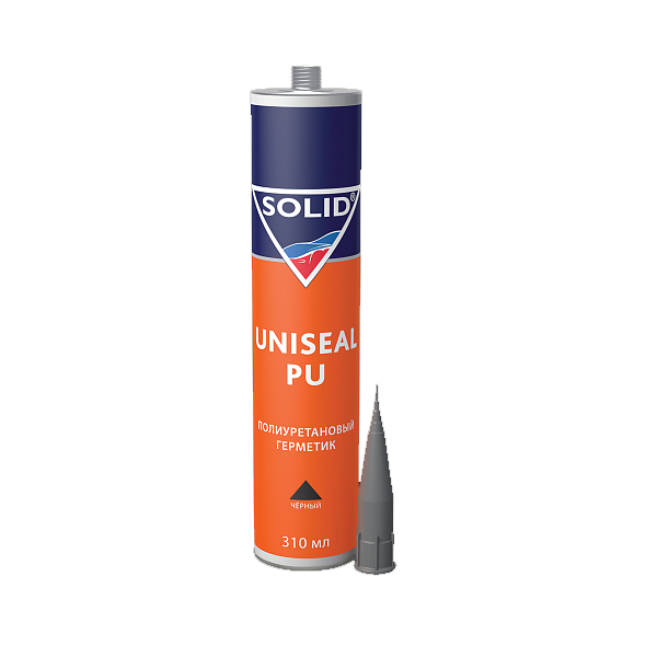 Solid SPRAY UNISEAL - распыляемый герметик, цвет: черный, объем 290мл.