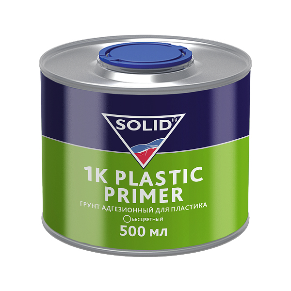 Solid 1K PLASTIC PRIMER Грунт адгезионный для пластика, 500мл.