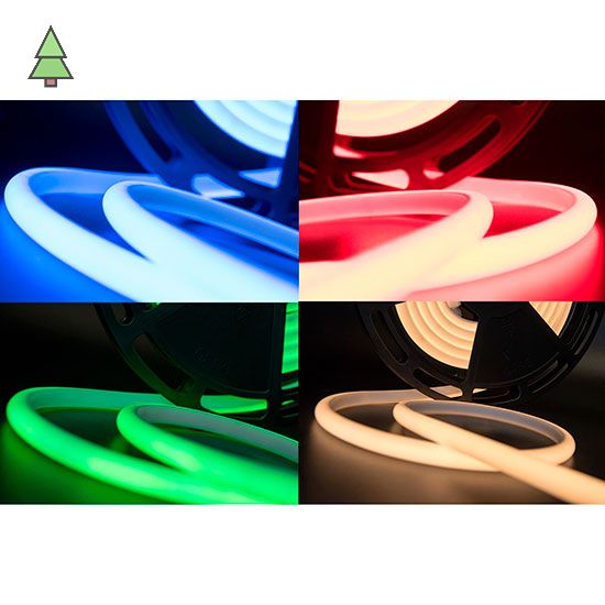 Светодиодная термолента для сауны 24В; IP68; цвет: Разноцветный (RGB)