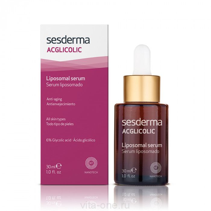ACGLICOLIC Liposomal serum – Сыворотка липосомальная с гликолевой кислотой Sesderma (Сесдерма) 30 мл