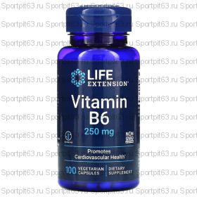 Витамин B6 Life Extension Vitamin B6 250 mg 100 caps