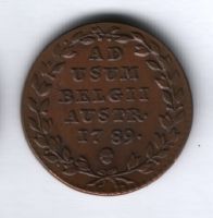 2 лиарда 1789 года Австрийские Нидерланды, AUNC