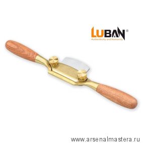 Новинка! Стружок Luban бронзовый плоская колодка с деревянными рукоятями T10 М00021729