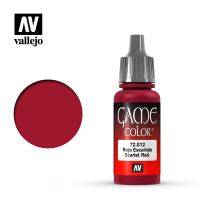 Scarlet Red - красная акриловая краска на водной основе из линейки Game Color испанской компании Vallejo.