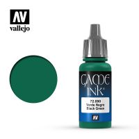 Краска Vallejo Game Ink - Black Green (72.090)