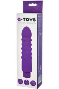 Вибратор Toyfa A-toys Multi-speed Vibrator фиолетовый, 15*3,6 см