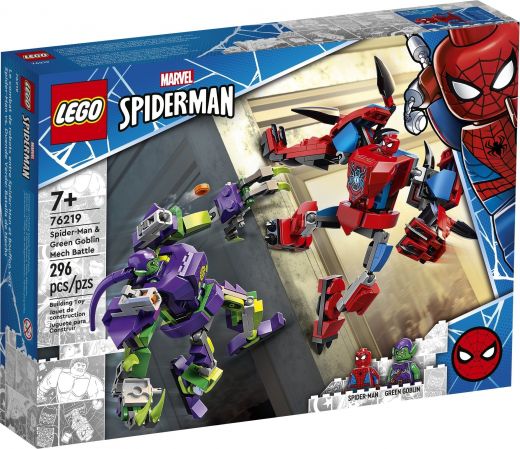 76219 Человек паук и зеленый гоблин: Механическая битва Конструктор ЛЕГО Супергерои
